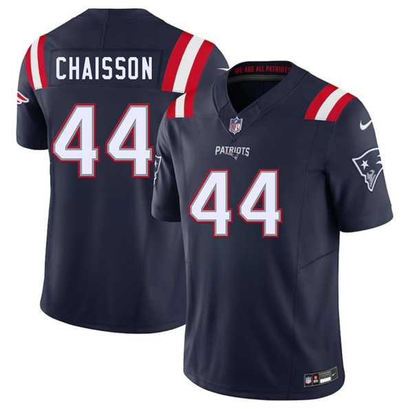Men & Women & Youth New England Patriots #44 KLavon Chaisson Navy 2025 F.U.S.E. Vapor Limited Stitched Jersey